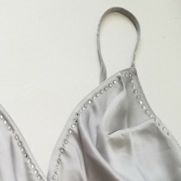 NEW Victoria's Secret Satin Crystal dress Lingerie - Picture 4 of 8